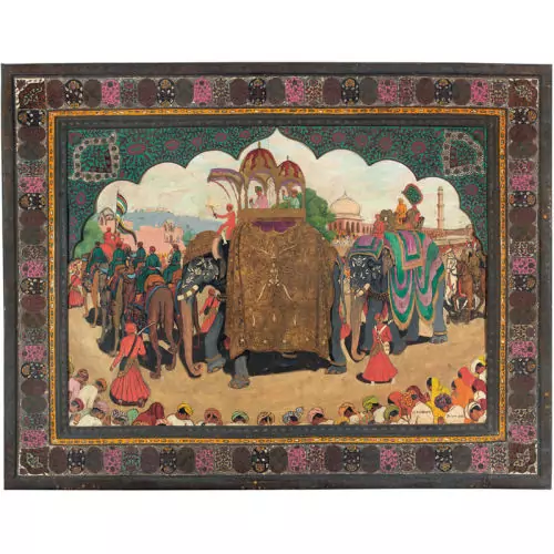 Festumzug mit dem Maharaja von Jaipur