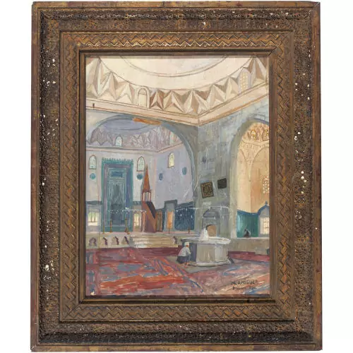 Interieur der Grünen Moschee in Bursa