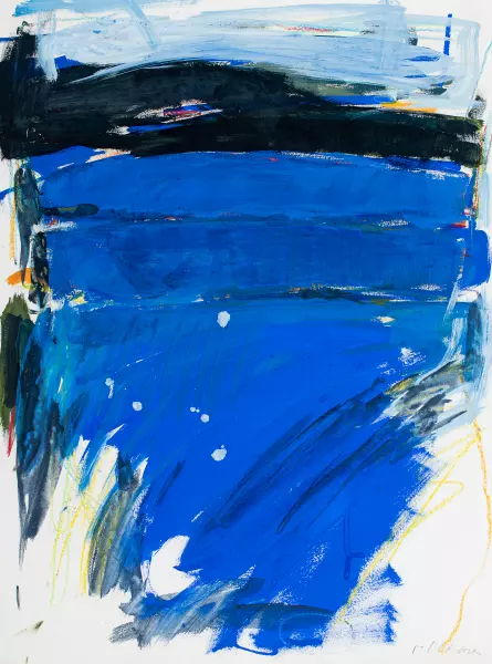Komposition in Blau