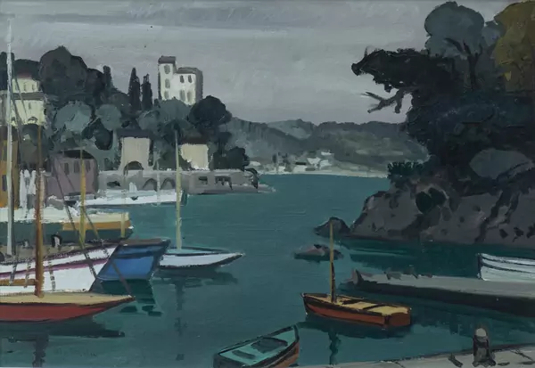 Marcel STEBLER (1906-1966), 'Le port', huile — DognyAuction