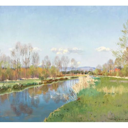 Marcus Jacobi — "An der alten Aare".