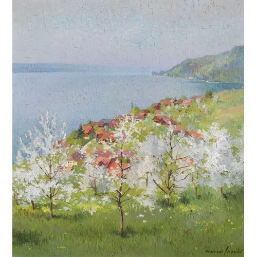 Marcus Jacobi — Frühling am See.