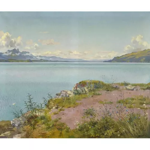 Thunersee mit Stockhornkette