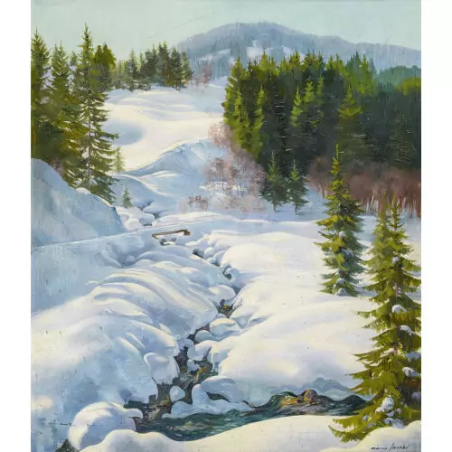 Sonnige Winterlandschaft