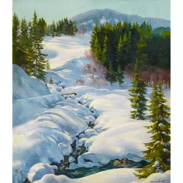 Sonnige Winterlandschaft