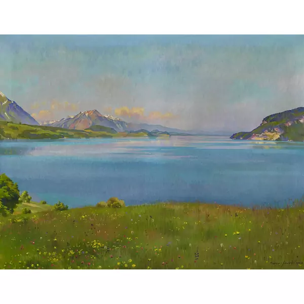 Thunersee mit Stockhornkette