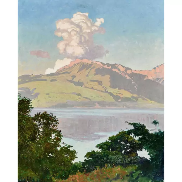 "Thunersee. Blick gegen Sigriswil"