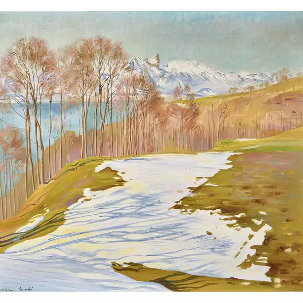 Vorfrühling am Thunersee mit Stockhorn