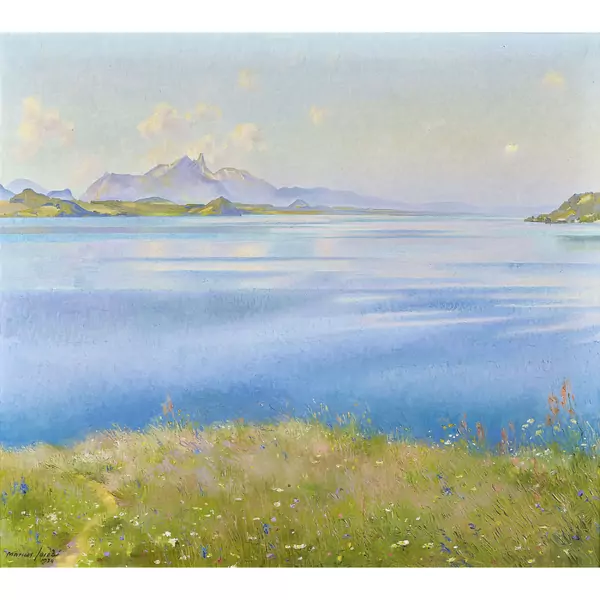 Thunersee mit Stockhornkette