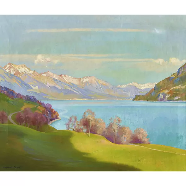 Herbstliche Ansicht des Brienzersees