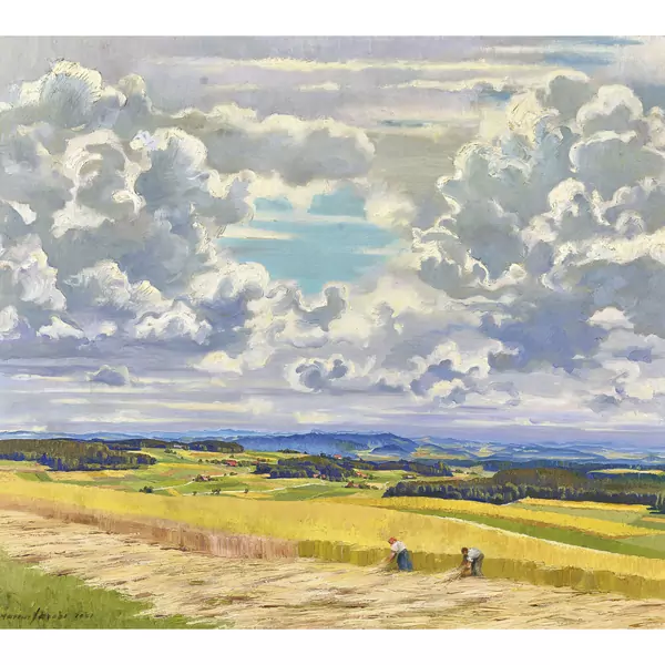 "Korn und Wolken"