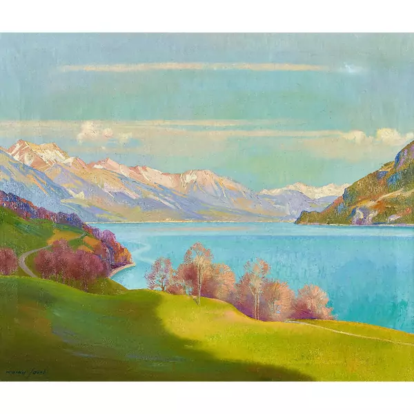 Herbstliche Ansicht des Brienzersees
