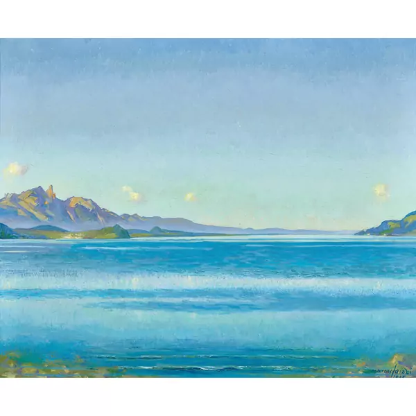 Thunersee mit Stockhornkette