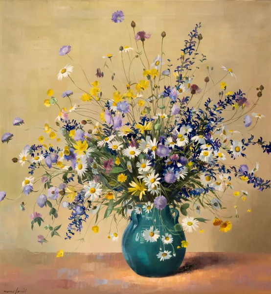 Marcus Jacobi — Stillleben mit Blumen