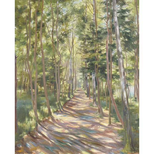 Marcus Jacobi — Sommerliche Waldlandschaft.