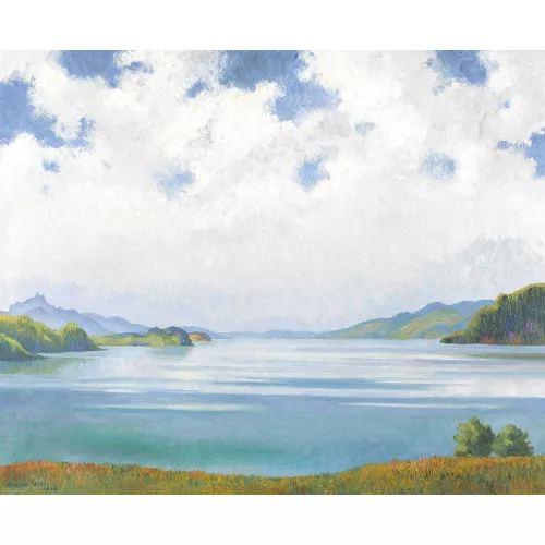 Marcus Jacobi — Thunersee mit Stockhornkette.