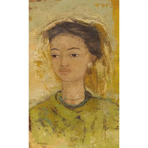 Margherita Osswald-Toppi — Porträt eines jungen Mädchens.
