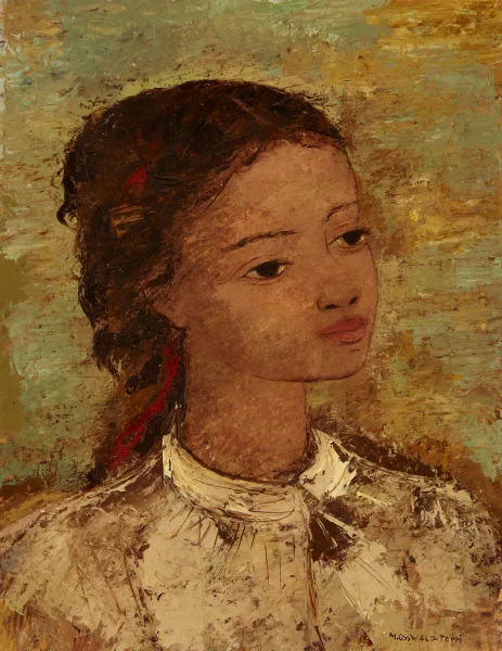 Margherita Osswald-Toppi — Portrait eines jungen Mädchens