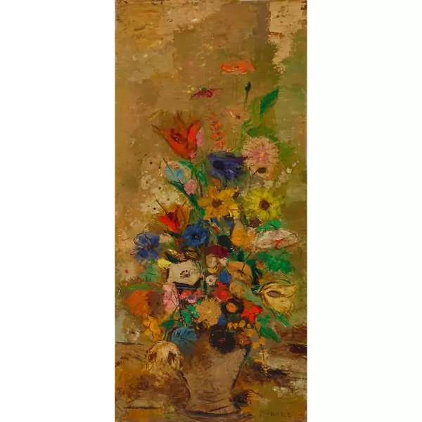 Stillleben mit Blumenstrauss in Vase