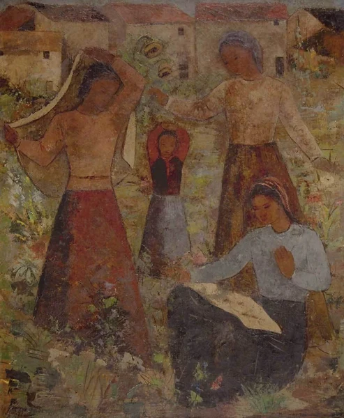 Margherita Osswald-Toppi — Mädchen auf dem Land
