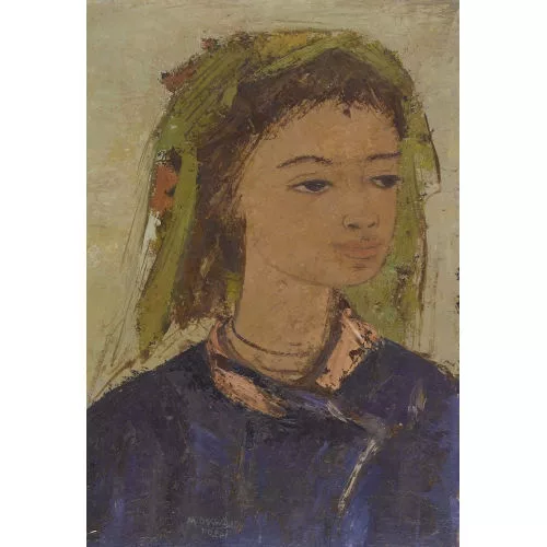 Margherita Osswald-Toppi — Porträt einer jungen Frau.