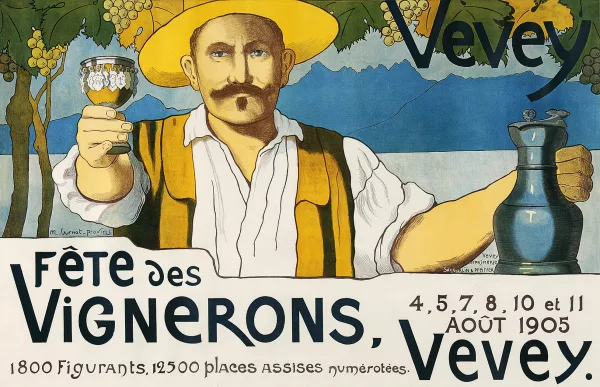 Marguerite Burnat-Provins — Fête des Vignerons, Vevey, 1905
