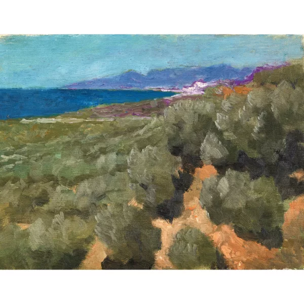 Marguerite Frey-Surbek — Mediterrane Küstenlandschaft.