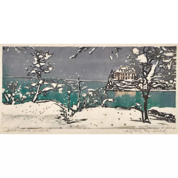 Marguerite Frey-Surbek — "Brienzersee im Winter".