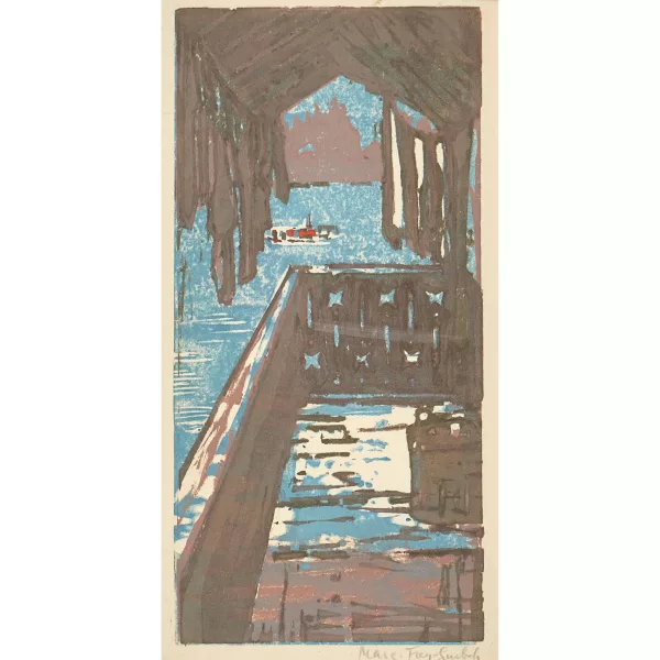 Marguerite Frey-Surbek — Wäsche in der Laube.