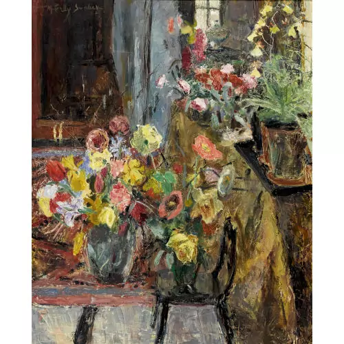 Interieur mit Blumen