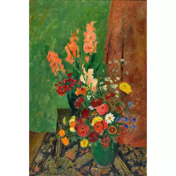 Stillleben mit Blumensträussen