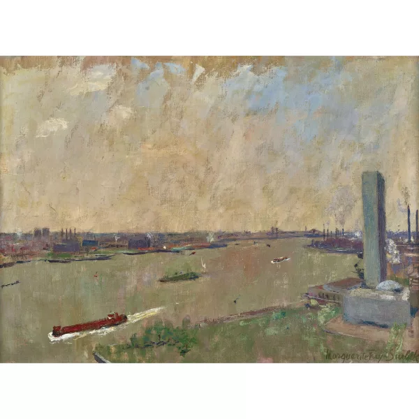 Marguerite Frey-Surbek — Der Hafen von New York.