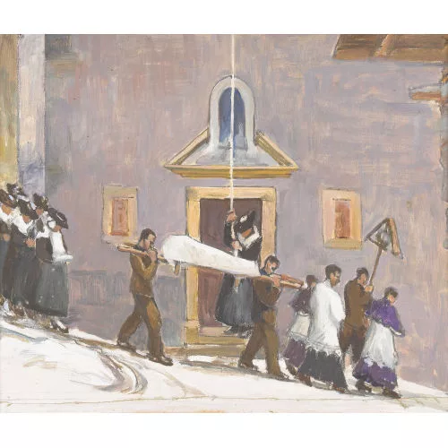 Marguerite Reutter-Junod — Leichenzug im Wallis.