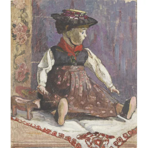 Marguerite Reutter-Junod — Puppe in Walliser Tracht.