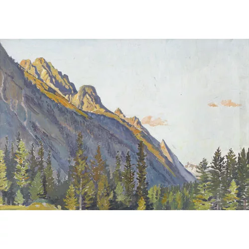 Marguerite Reutter-Junod — Sommerliche Bergpartie in Wallis.