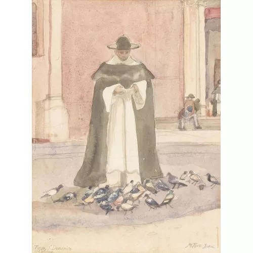 Marguerite Reutter-Junod — "Dominicain nourrissant".