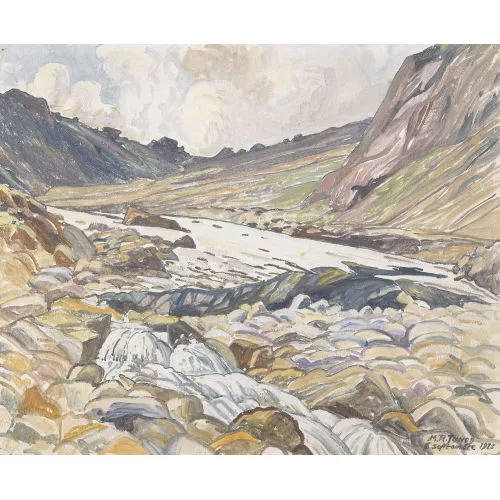 Marguerite Reutter-Junod — "Torrent et névé".