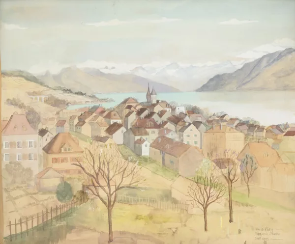 Marguerite Susanne Steinlen — "Vue de Pully"