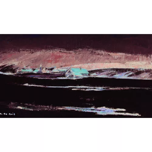 Marianne Du Bois — Juralandschaft im Winter.