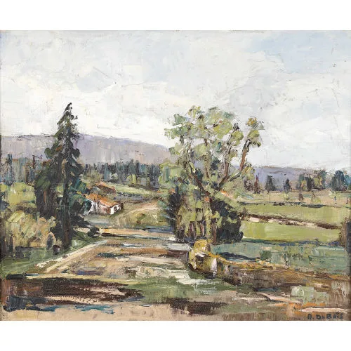 Marianne Du Bois — Sommerliche Juralandschaft.