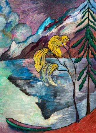 Der kleine Fischerhafen, um 1923