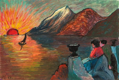 Sonnenuntergang, um 1929/34