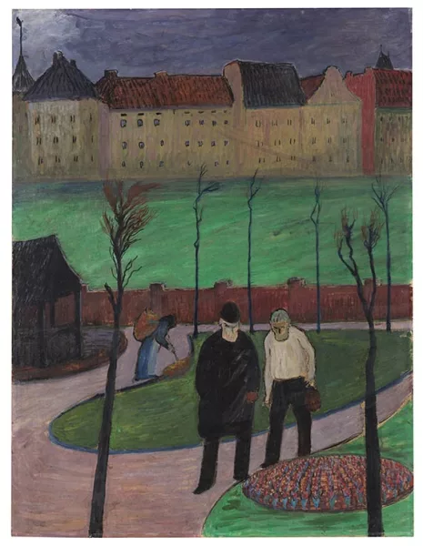 Marianne von Werefkin — Am Blumenbeet