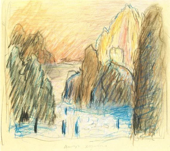 Marianne von Werefkin — Landschaft mit Ruine