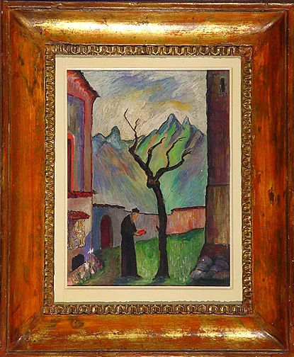 Marianne von Werefkin — Lesender Priester, 1926