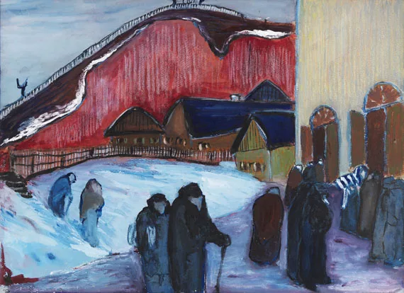 Marianne von Werefkin — Freitag Abend (Synagoge)