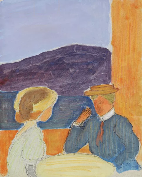 Marianne von Werefkin — Paar im Gespräch
