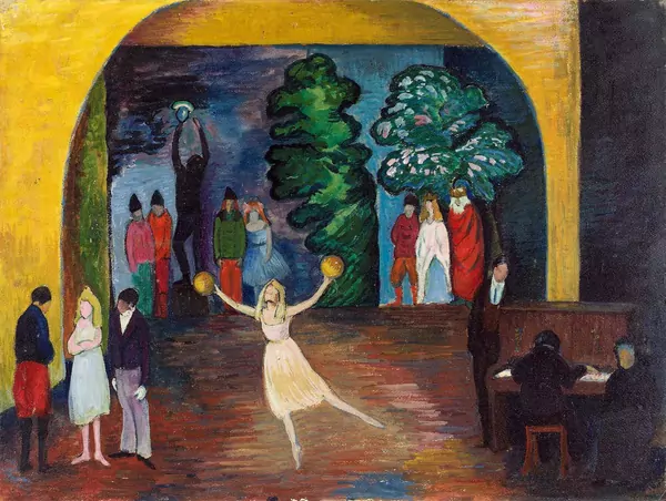 Marianne von Werefkin — Cabaret in Ascona — Galerie Kornfeld