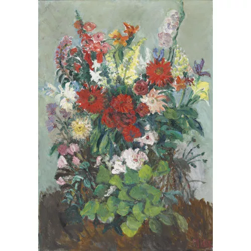 Marie Lotz — Bunter Blumenstrauss.