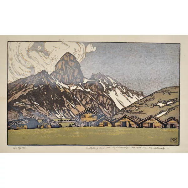 Marie Rollé — "Frühling auf der Meidenalp".